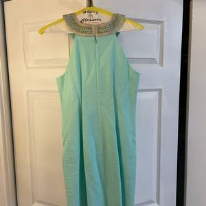 Lilly Pulitzer Gorgeous Aqua Dress, Great Condition, Size 0.
